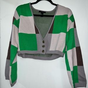 NEW cropped cardigan sweater Size SMALL